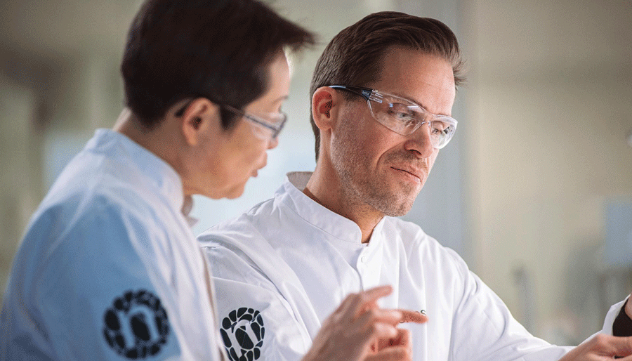 Two scientists