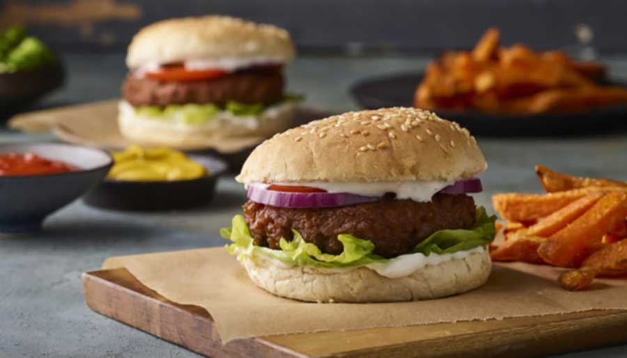 Plant-based burger