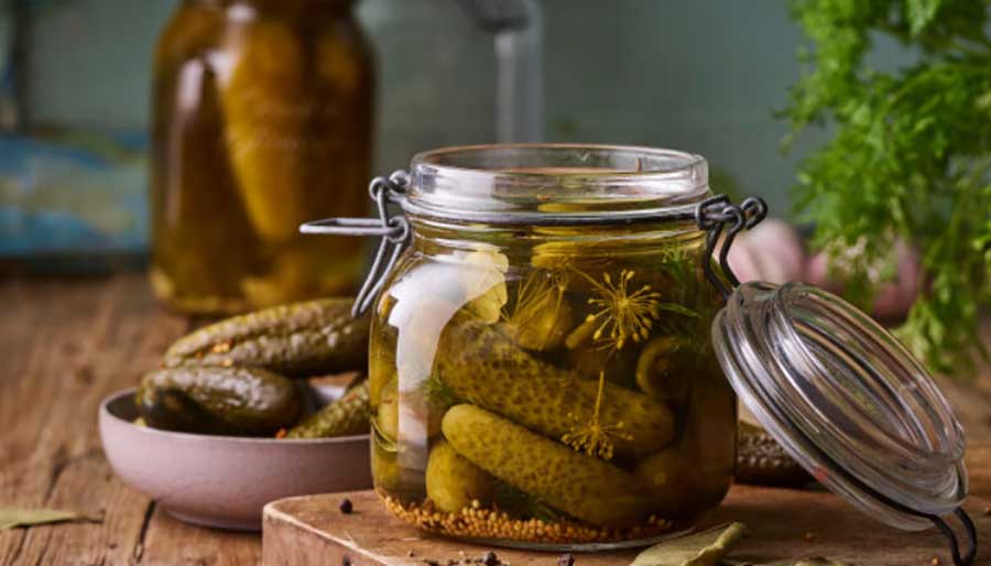 Pickled cucumbers