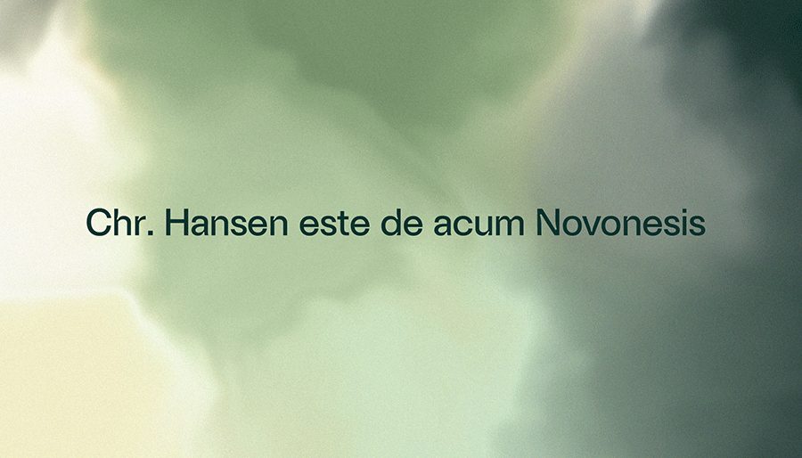Chr. Hansen este de acum Novonesis