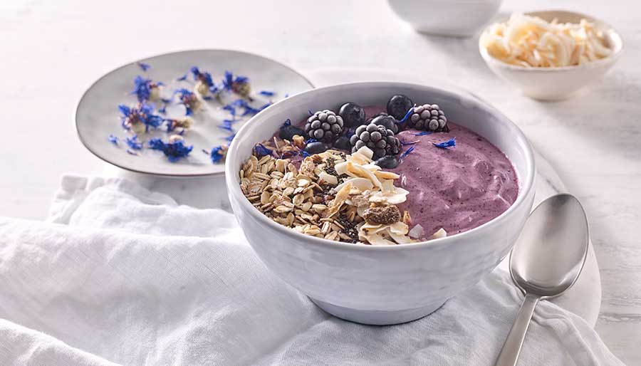 Yogurt raspberry