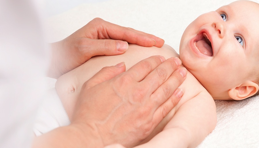 Happy and healthy infant