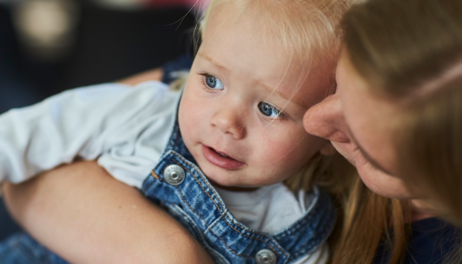 Young child with diarrhea