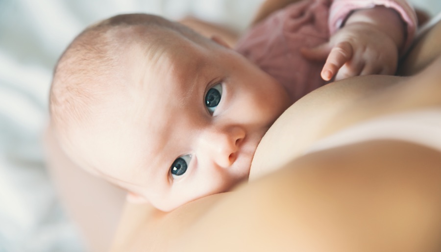 Breastfed infant and probiotic supplement
