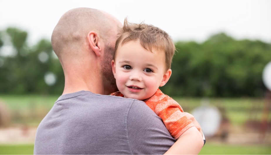 Dad and young child probiotics help support respiratory health 