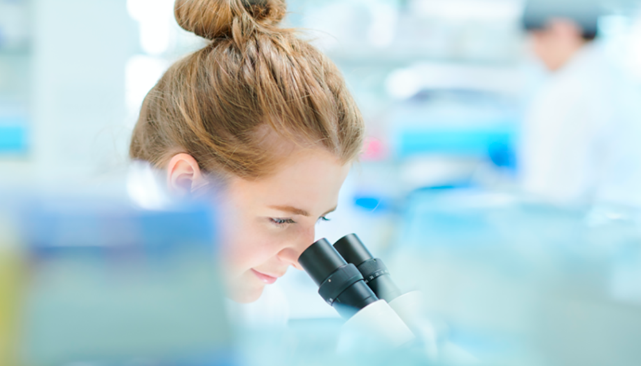 Chemist ensuring safety on probiotics